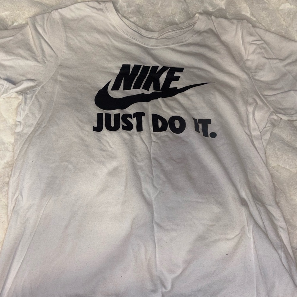 Nike White T-Shirt with Logo